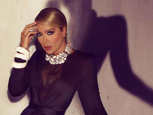 Maya Diab wants to win the title of "Most Controversial Star 2013." (Image: Facebook)