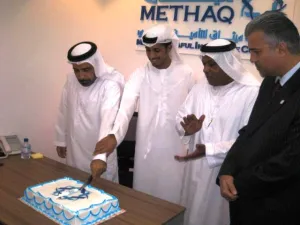During the opening of the new branch