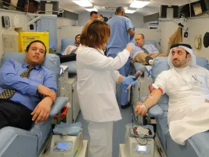 The annual blood donation campaign is one of MoF's CSR initiatives meant to enhance its involvement with UAE society