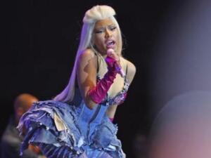 Nicky Minaj performs in Dubai.