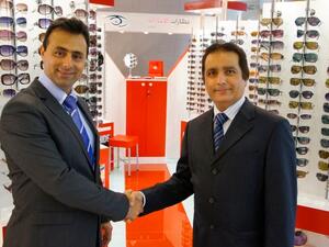 Omid Tooski, Managing Director of Emirates Optical LLC and Deepak Chawla, Operations Manager at Dubai Investment Properties