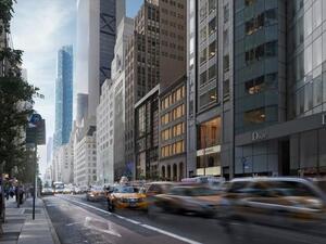 An approximation of what the apartment block will look like when completed