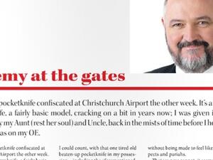 In Richard Prosser's world, not only are all Muslim men terrorists, but anyone who looks like a Muslim should be banned from flying on Western-owned airlines. (Photo courtesy of Facebook.)