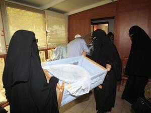 Protestors prepare for the birth