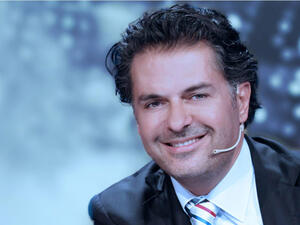 Safe and sound: Ragheb Alama was in Beirut when an explosion near his house occurred. (Image: Facebook)