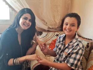 Salma Rashid and her "young Moroccan" man (Image: Facebook)