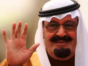 King Abdulla, here waving his charitable hand, is collecting money from the Kingdom- as well as from his own good bounty- to offer the suffering Somalis.