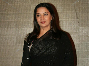 Indian actress Shabana Azmi.