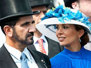 Overjoyed, Sheikh Mohammed bin Rashid and Princess Haya announced the birth of their son via Twitter. (Image source: "thenationa.ae.") Overjoyed, Sheikh Mohammed bin Rashid and Princess Haya announced the birth of their son via Twitter. (Image source: "thenationa.ae.")