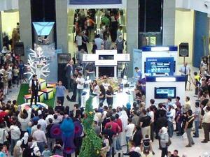 The event enabled visitors of the Samsung booth at City Mall the opportunity to interact and identify the features of the Smart TV and Smart devices