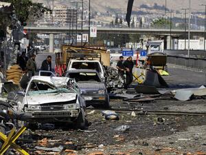A Syrian car bomb rocks Assad's Damascus HQ