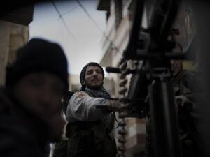 Syrian rebels are armed with foreign-supplied anti-tank weaponry Syrian rebels are armed with foreign-supplied anti-tank weaponry