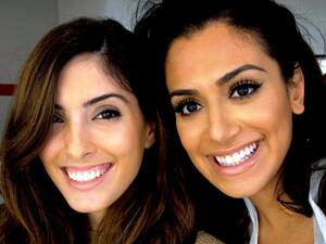 Beauty experts Tala Samman and Huda Kattan