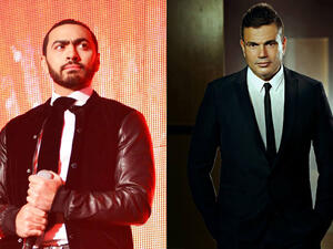 Tamer Hosny vs. Amr Diab in the Rotana ring 
