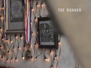 Screenshot from Samer's winning short film "The Runner".