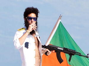 Admiral General Aladeen spotted on a luxury yacht at Hotel Du Cap during 65th Annual Cannes Film Festival in Cannes, France.