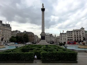 London's protest-central or 'Tahrir' is Trafalgar Square. The latest in a series of stop-the-war-massively-attended-London protests from this last decade that congregated at Trafalgar to protest an unpopular war.
