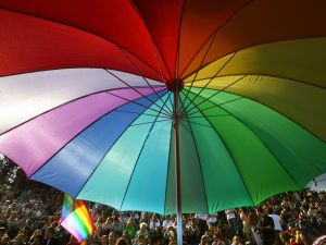 Shown for illustrative purposes- Showing the rainbow flag! Shown for illustrative purposes- Showing the rainbow flag!