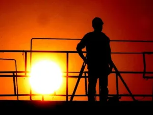 Manual laborers who work under the scorching Gulf sun are not exempt from work during the month of fasting; however 
breaking of the fast mid-way is acceptable depending on level of 'hardship'. 