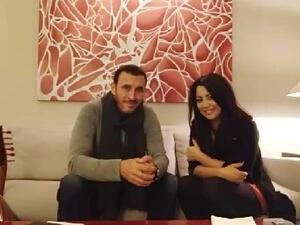 Kazem Al Saher and Yosra Mahnouch, mentor and mentee from the hit TV show The Voice, will perform together in Beirut. (Image courtesy of listenarabic.com)