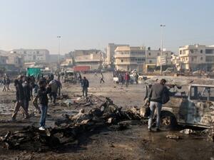 More than 500 people died in Aleppo in less than two weeks from regime air strikes in December 2013 (File Archive/AFP)
