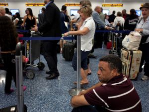 The face of a country in its airport? Female officials in almost all airports, including other Gulf states.