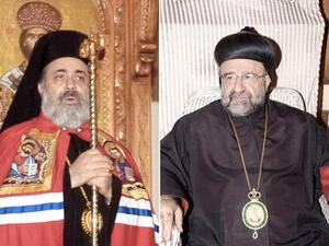 Reports that Yazigi, left, and Ibrahim had been released were refuted by the Greek Orthodox Church.