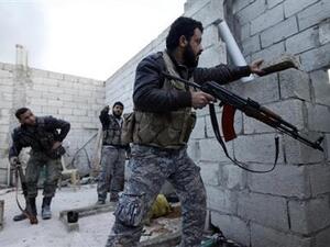 Syrian rebels in Aleppo try to free jailed regime opponents. Photo for illustrative purposes only.