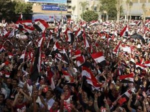 متظاهرون في الاسكندرية