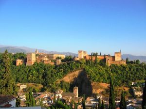 Alhambra of Granada, Andalusia, once Moorish Spain, is a UNESCO World Heritage Site, and the inspiration for 
lore and many a legend.

