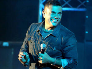 Amr Diab's walking on sunshine now that his account is cleared (Image: Facebook)