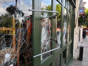 Anarchy, emanating out of London Riots, sweeps the UK during the Summer of Madness, 2011.