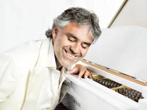 The Italian opera star is performing in Abu Dhabi on Friday. 