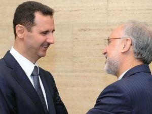 الاسد خلال استقباله صالحي في دمشق الثلاثاء