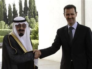 الاسد العائد من قمة مع العاهل السعودي 