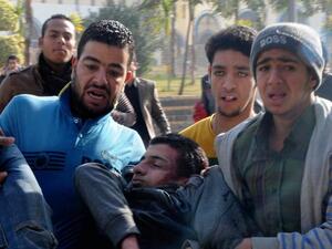 طالب اصيب خلال تظاهرة في جامعة الازهر- ارشيفية