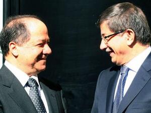 مسعود بارزاني واحمد داوود اوغلو