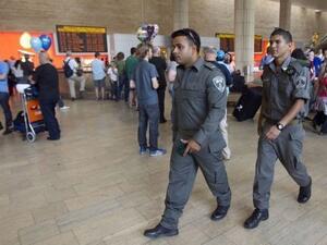 شرطيون اسرائيليون ينتشرون في مطار بن غوريون
