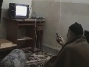 لقطة من شريط فيديو عثر عليه في بيت بن لادن