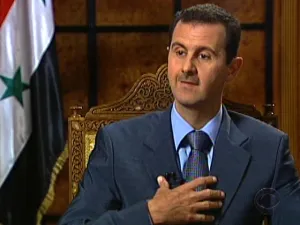 "I do not deal with crises emotionally," Assad said.