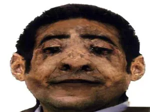 صورة الانتحاري المفترض بعد الترميم 