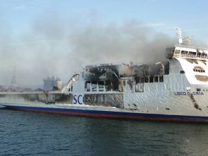 A rescue operation was launched after a Jordanian ferry bound for an Egyptian port, departing from Aqaba, and carrying mostly Egyptian passengers, caught fire in the Red Sea. A rescue operation was launched after a Jordanian ferry bound for an Egyptian port, departing from Aqaba, and carrying mostly Egyptian passengers, caught fire in the Red Sea.