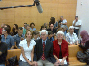 Corrie's family awaiting the verdict in court this morning