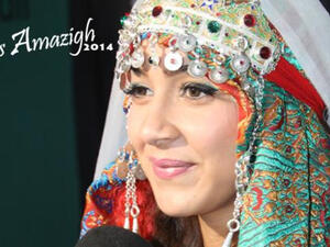 Asmaa Sarah, 19, was crowned Miss Amazigh 2014 in Agadir. [Al Arabiya]