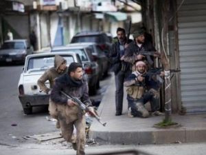 ارشيف/ مقاتلون من المعارضة السورية