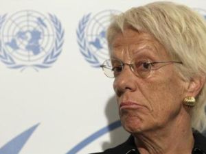  كارلا ديل بونتي محققة الامم المتحدة السابقة في جرائم الحرب 