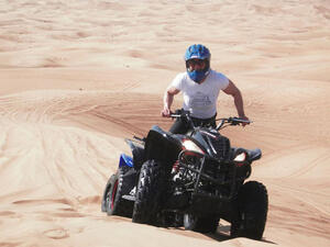 Quad bike in the Dubai