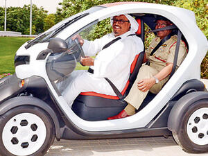 Dubai Police have decided to turn over a greener leaf with their latest launch - this eco patrol vehicle.
