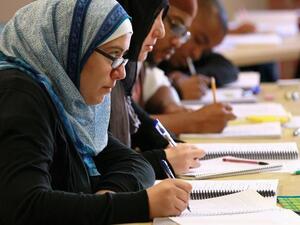 Education and transport workers took industrial action on Sunday over pay and reforms