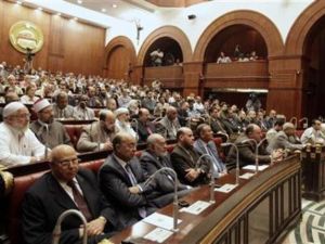 الجمعية التأسيسية خلال اجتماع بالقاهرة
